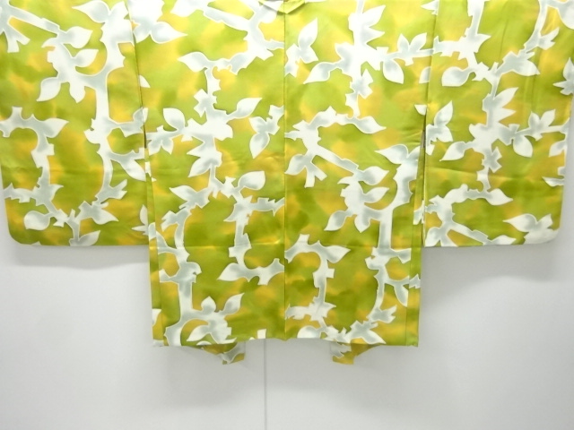 抽象枝葉模様羽織